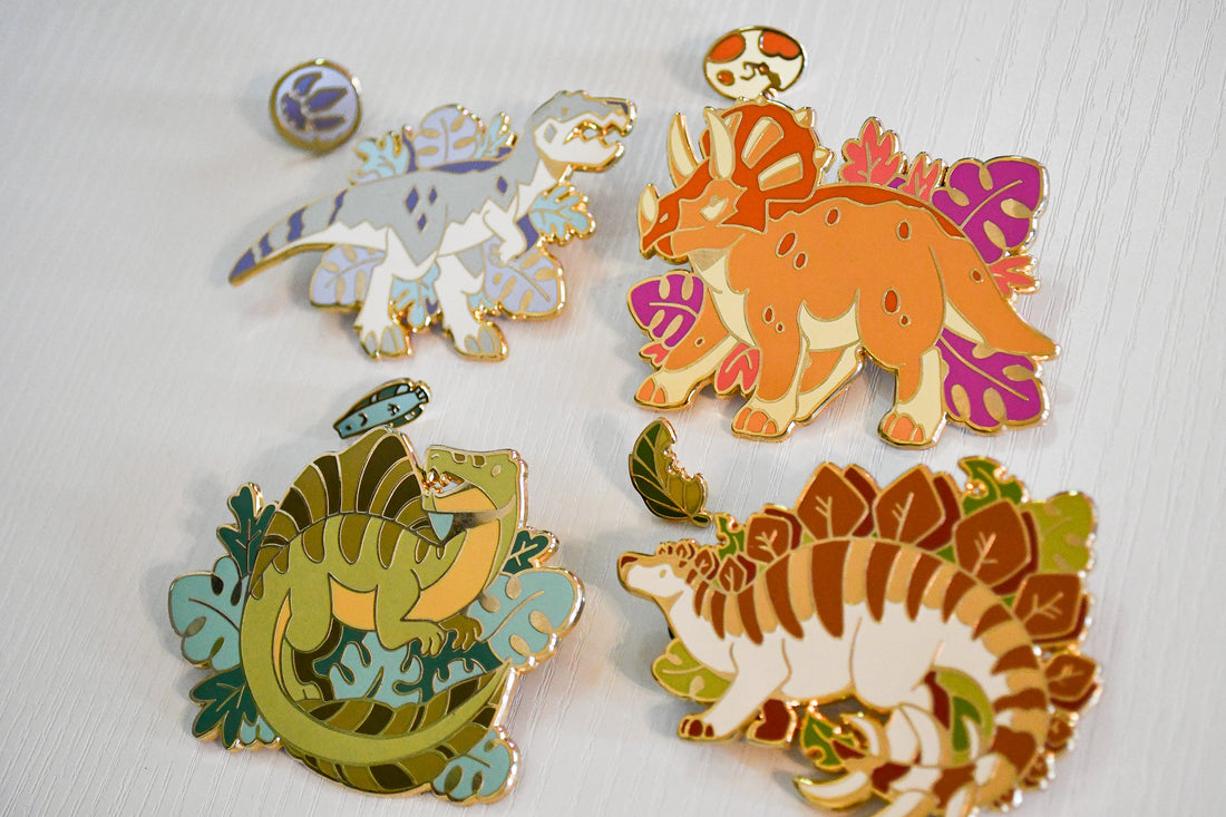 Dino Pin Set