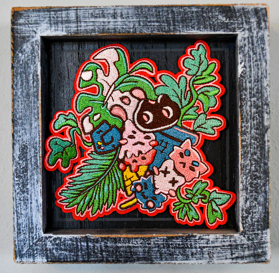 Embroidered Plant Patch