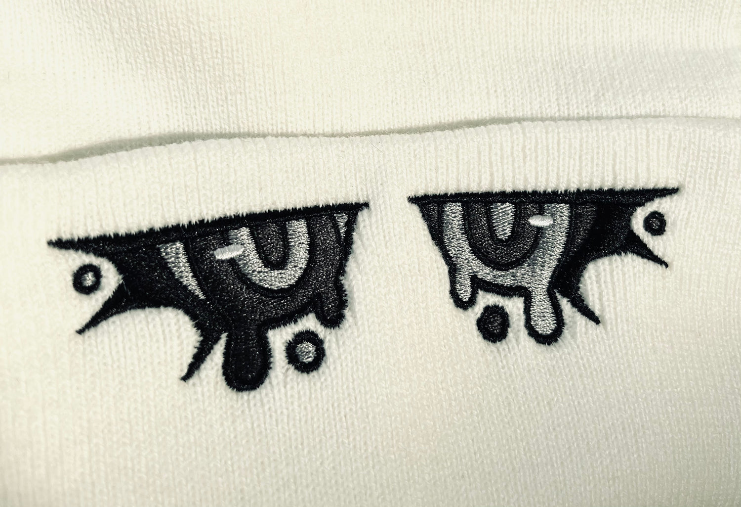 SAD EYE Embroidered Beanie!