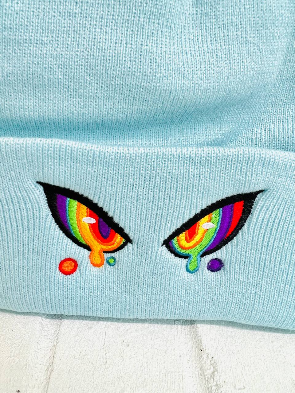 RAINBOW Hypno Embroidered Beanie
