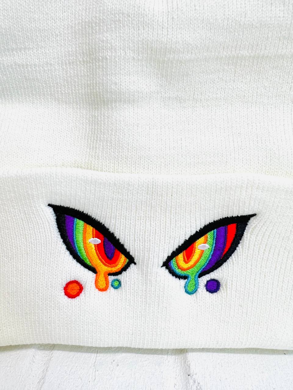 RAINBOW Hypno Embroidered Beanie