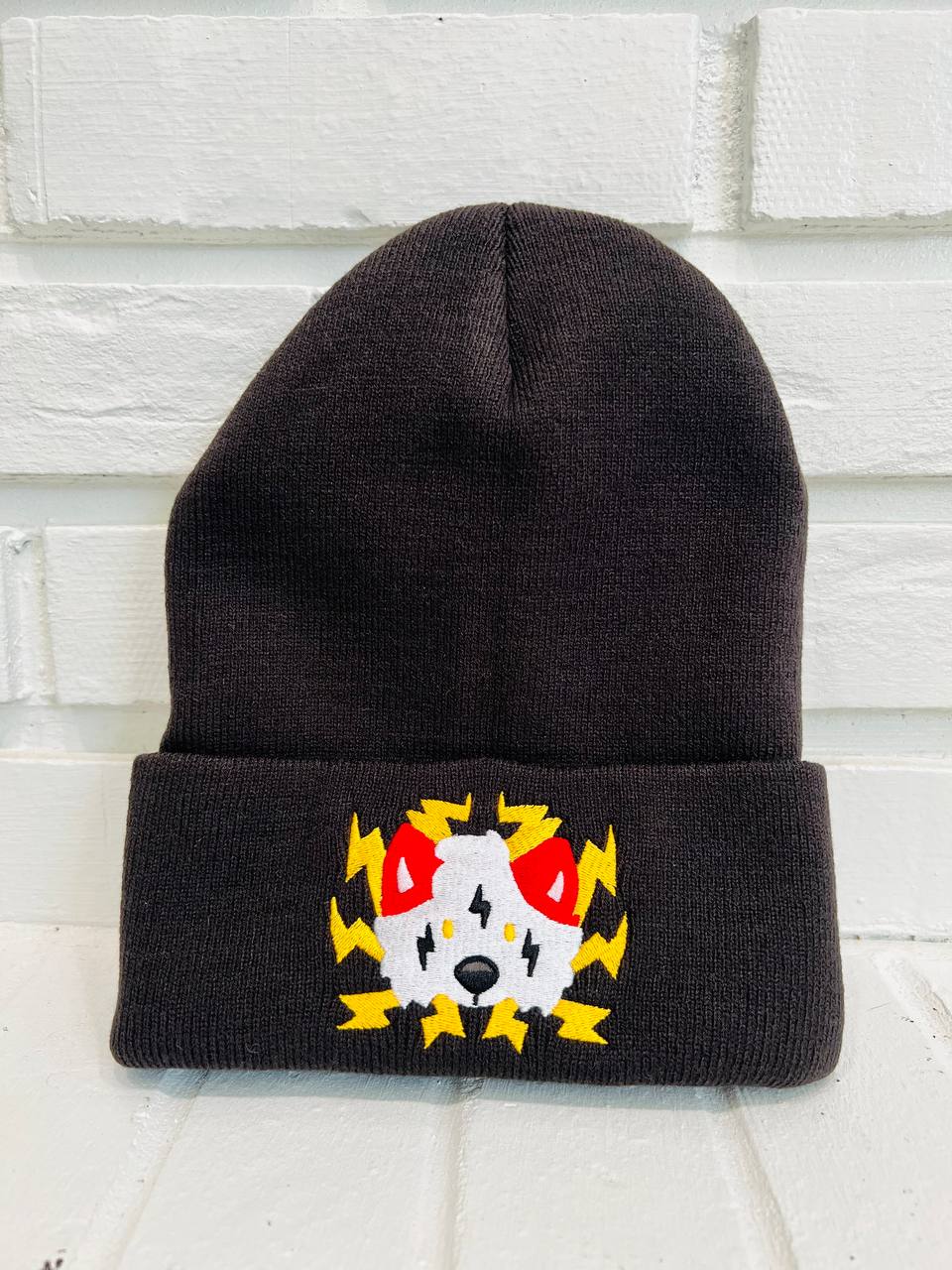 SHINY Boltie Embroidered Beanie!