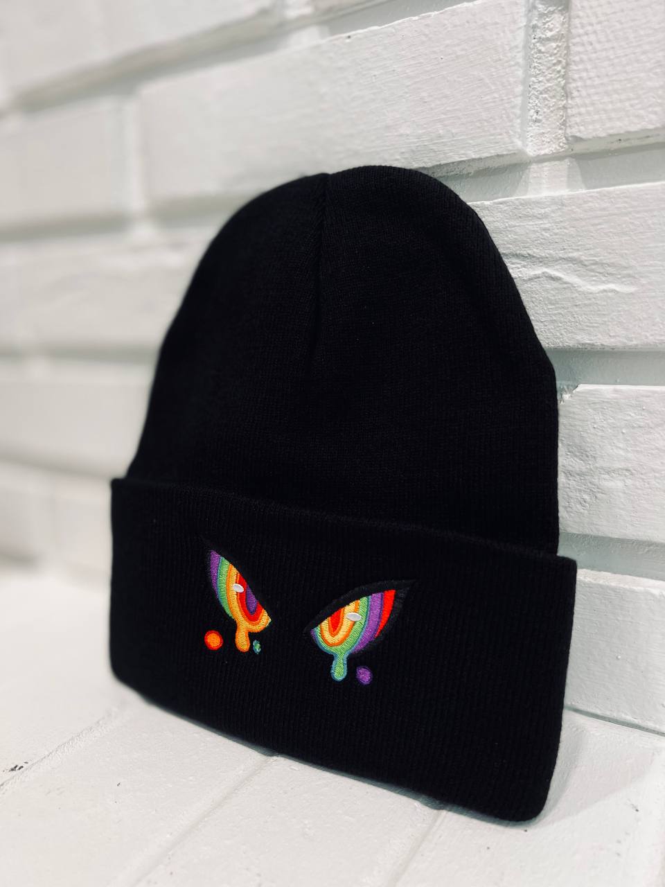 RAINBOW Hypno Embroidered Beanie