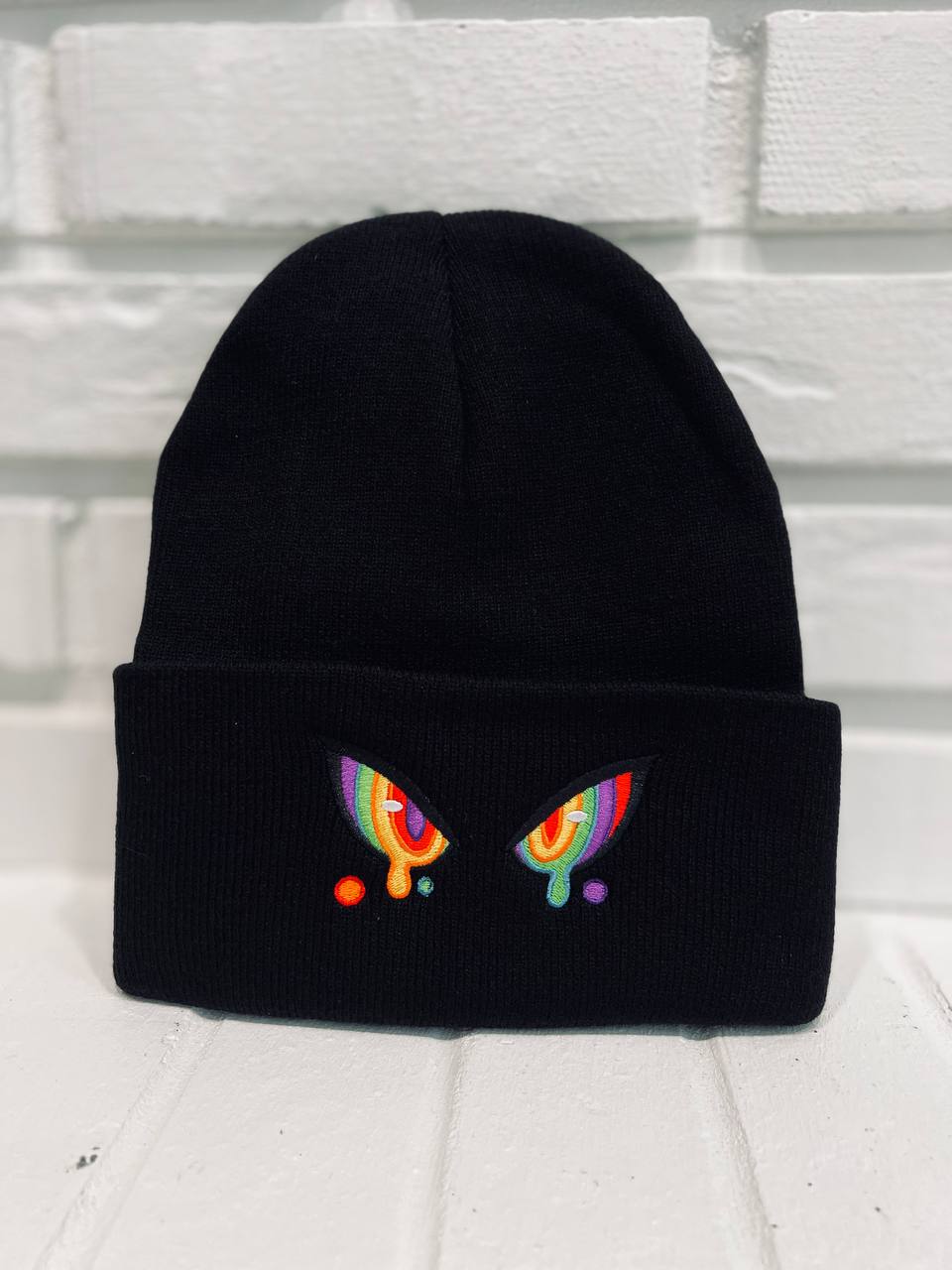 RAINBOW Hypno Embroidered Beanie