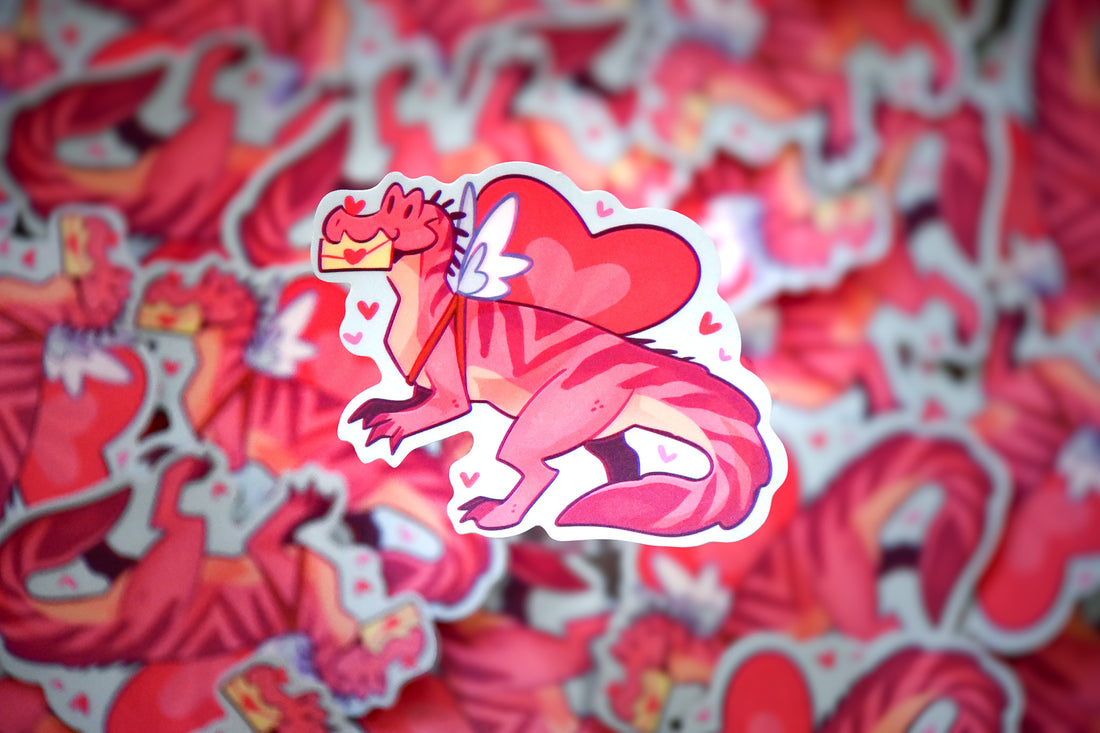 Loveletter Spinosaurus Vinyl Sticker