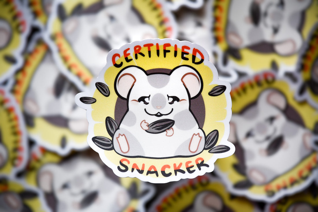 Certified Snacker Vinyl Sticker