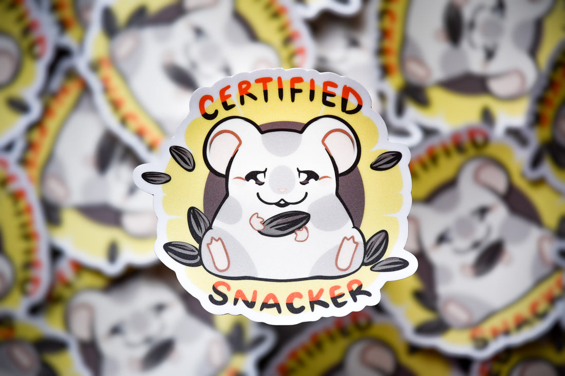 Certified Snacker Vinyl Sticker