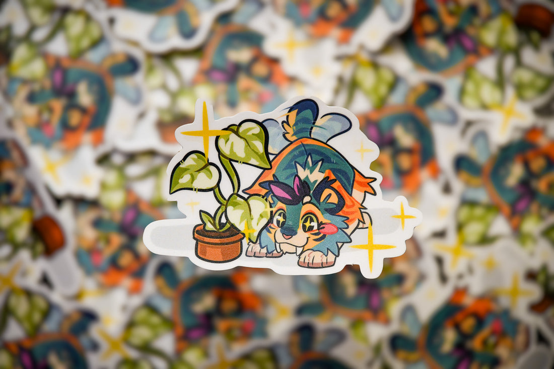 Plants &amp; Saber Vinyl Sticker