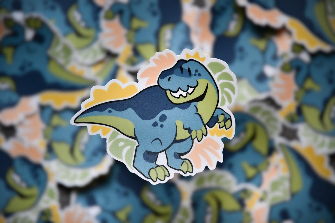 Chibi Rex Vinyl Sticker