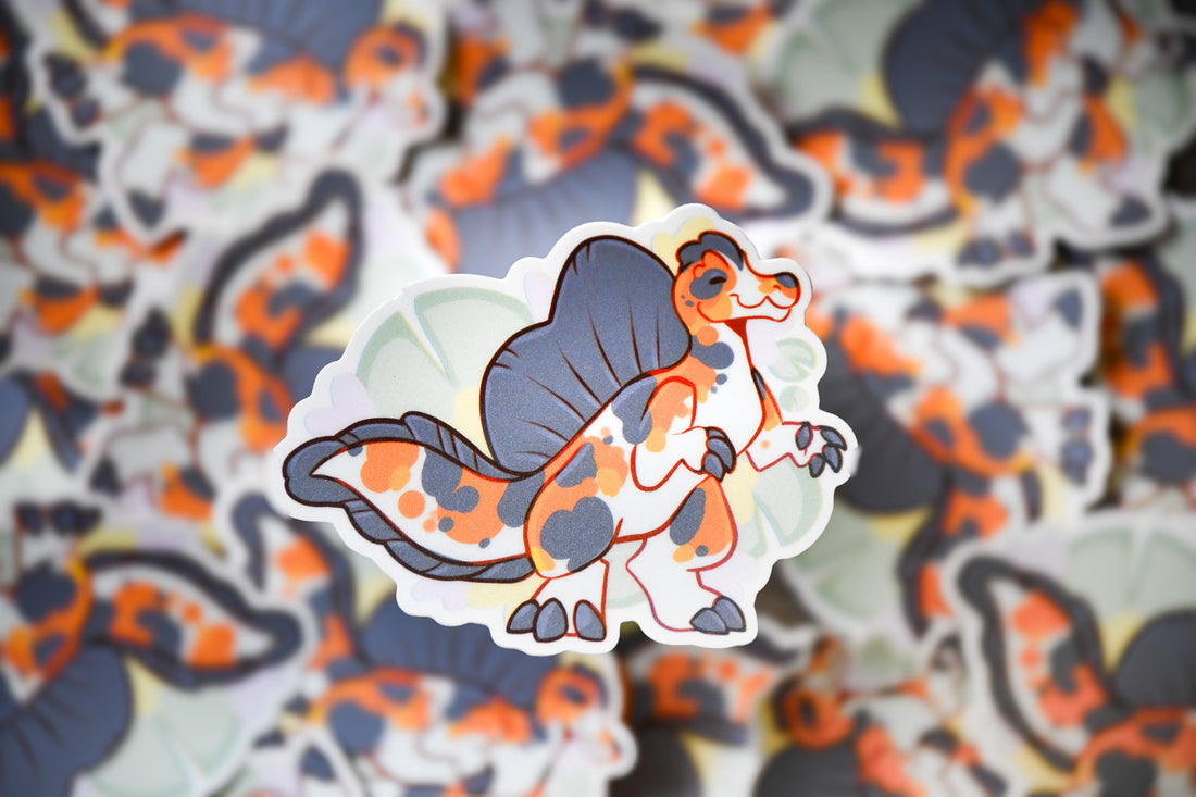 Koi Spino Vinyl Sticker