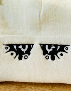 SAD EYE Embroidered Beanie!