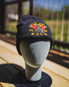 Embroidered Boltie Beanie