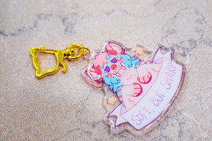 Soft, But Sharp Acrylic Charm