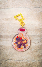 Load image into Gallery viewer, Zap! In a Bottle Acrylic Charm (Clear Variant)