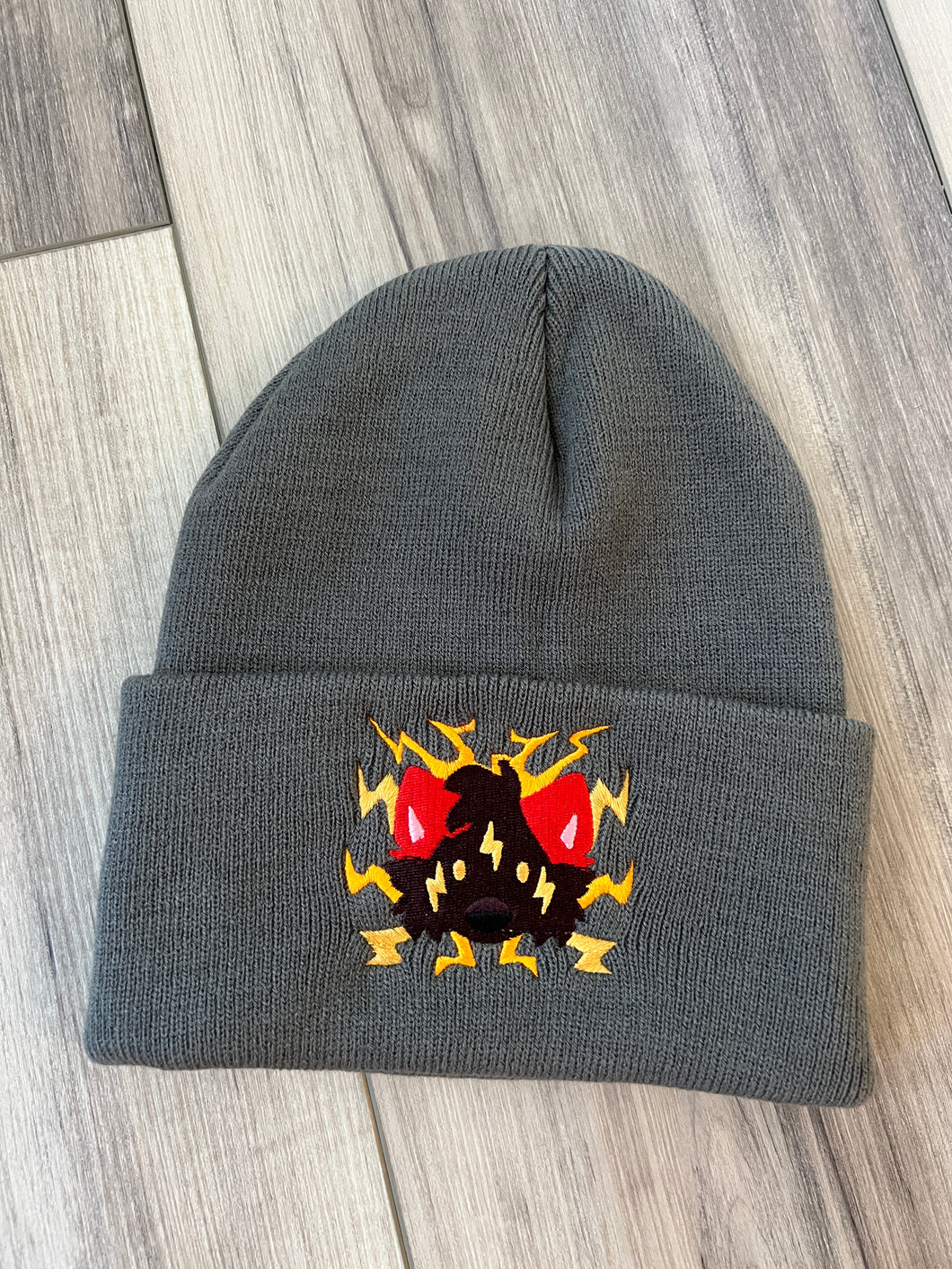 Embroidered Boltie Beanie