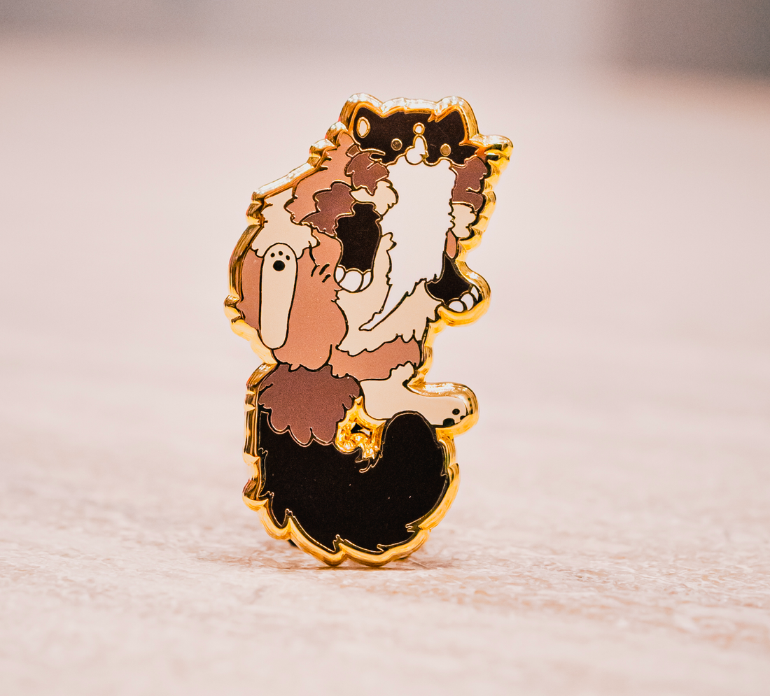 Little Man Enamel Pin