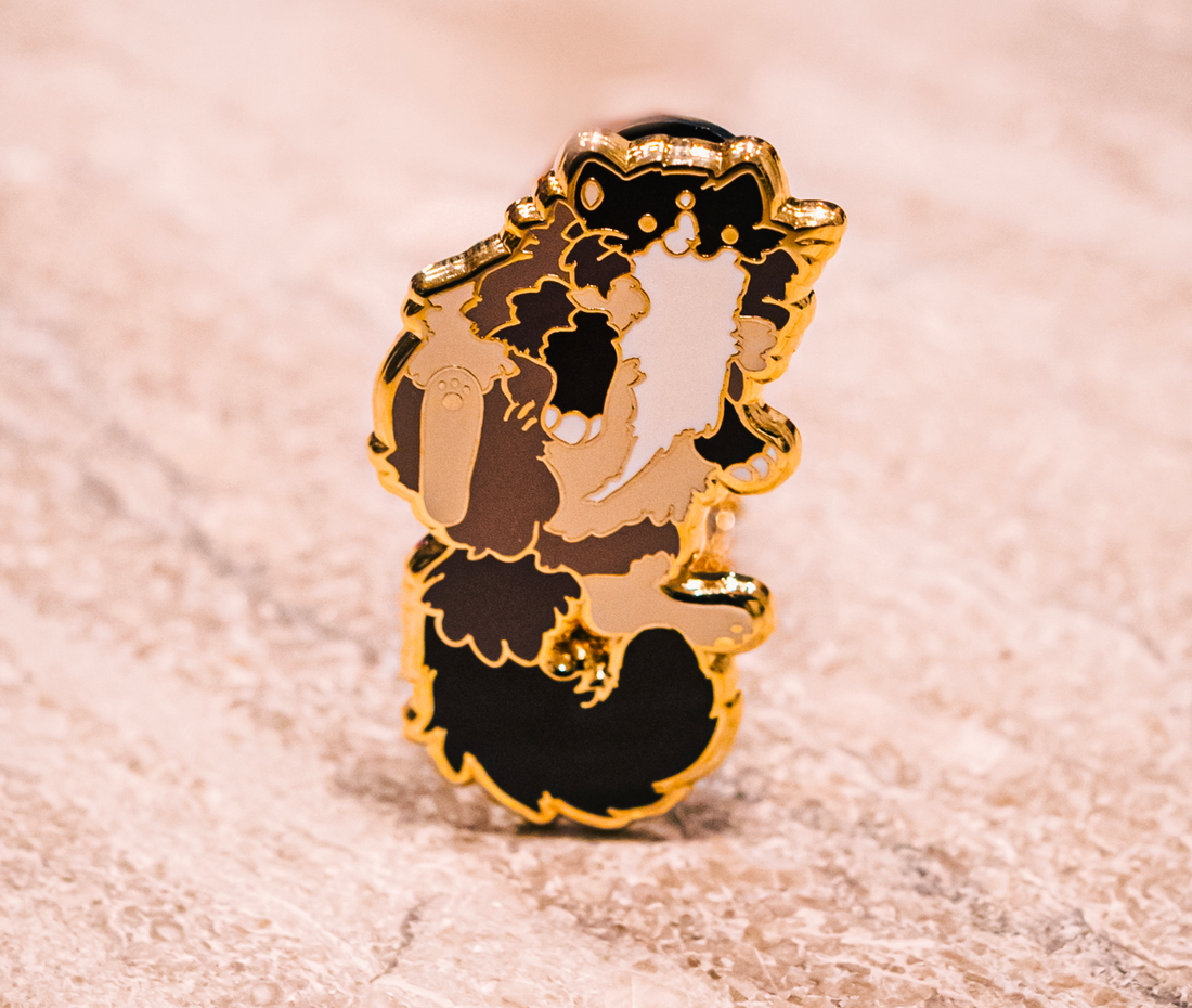 Little Man Enamel Pin