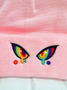 RAINBOW Hypno Embroidered Beanie
