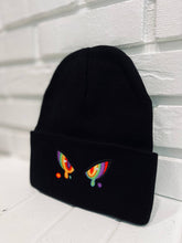 Load image into Gallery viewer, RAINBOW Hypno Embroidered Beanie