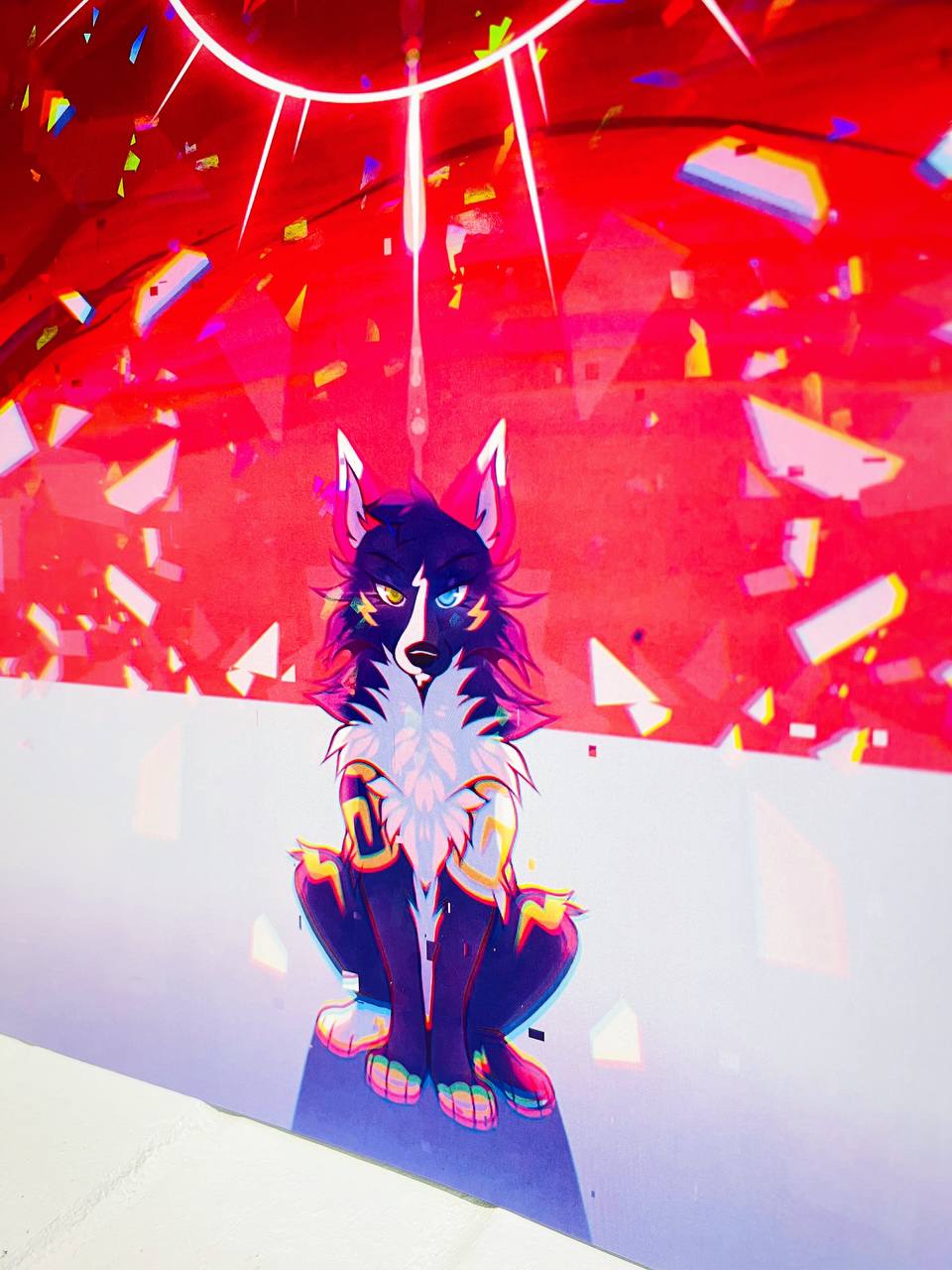 Red Moon print