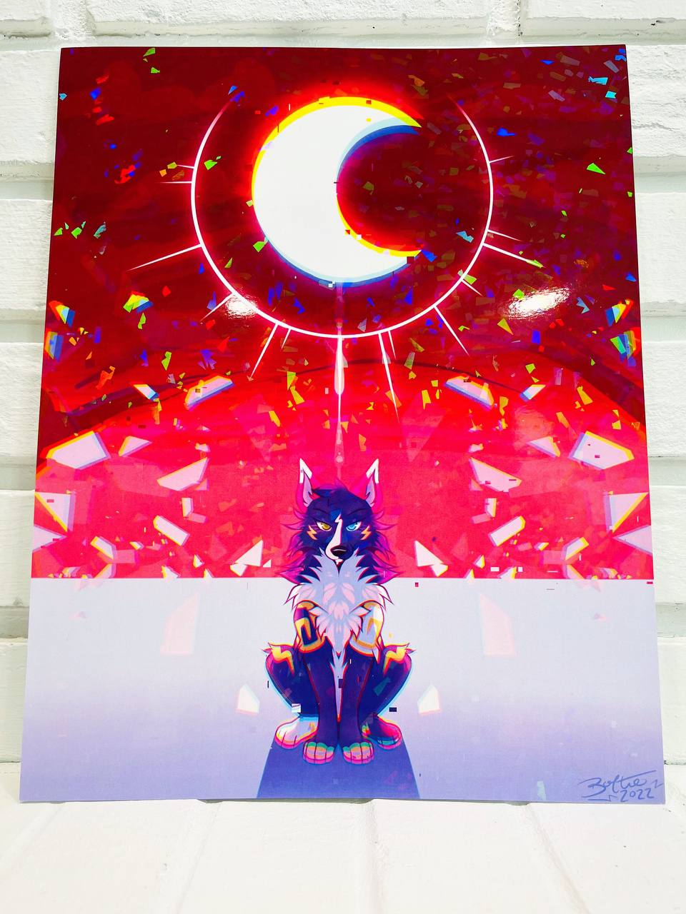 Red Moon print